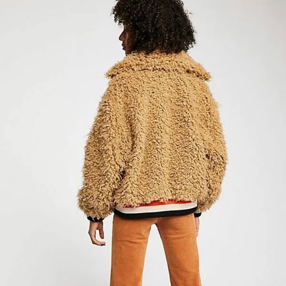 Free People high in the sky bomber jacket. Size M medium - Picture 2 of 10